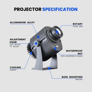 Projecteur LED extérieur IP67 à effet ondulé, contrôle DMX, pour ambiance de bar, <span class=keywords><strong>club</strong></span>, mur - Product Image 2