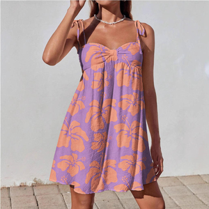 <span class=keywords><strong>Vestido</strong></span> de Verano <span class=keywords><strong>para</strong></span> <span class=keywords><strong>Mujer</strong></span>, Estilo <span class=keywords><strong>Hawaiano</strong></span>, Sin Mangas, Transpirable, de Una Pieza - Product Image 3