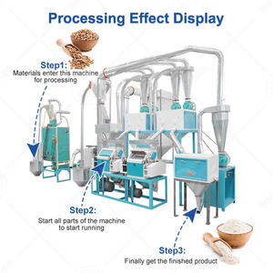 Línea de Procesamiento Automática de Harina de Trigo OCEAN, Máquina de Molienda de Harina de Maíz Blanco, Precio de la Máquina de Molienda de Harina - Product Image 3