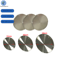 Artisanat en métal sur mesure pièce de défi vierge en laiton en acier inoxydable poli 30mm 40mm 50mm pour gravure laser impression 1 couleur
