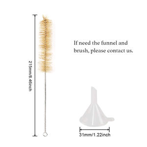 Tabung Uji Plastik Transparan Datar 115ml dengan Tutup Sekrup 30*180mm - Product Image 5