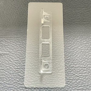 Support adhésif en PVC pour étagère, crochet simple transparent 14 cm x 6 cm pour étagères et cloisons de placards - Product Image 5