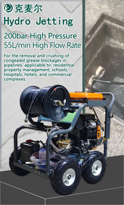 Pulitore di scarico alimentato <span class=keywords><strong>a</strong></span> benzina per la manutenzione delle fognature - Product Image 2