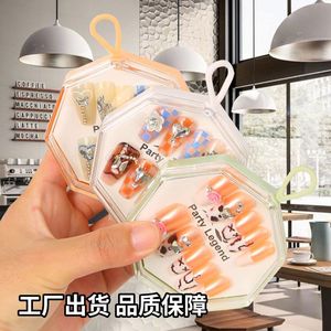 Party Legend – faux ongles portables, 24 pièces, longueur moyenne, avec colle, pour usage général - Product Image 1