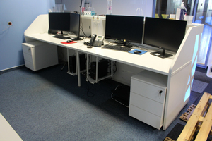 <span class=keywords><strong>Comptoir</strong></span> de réception LED personnalisé de grande taille, design élégant, pour bureau, hôtel, clinique, banque, <span class=keywords><strong>magasin</strong></span> de détail - Product Image 4