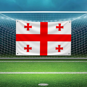 Флаг Грузии на заказ для декора спальни, баннеры на стену, гобелен для комнаты, 3x5 футов, забавные уличные флаги - Product Image 5
