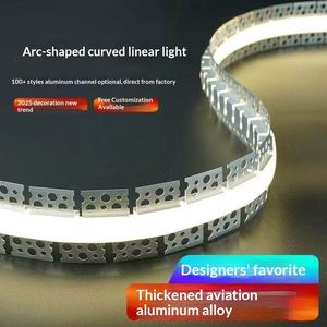 曲線状アルミ溝曲げ埋め込みアークランプ、IP66等級、2年保証、多色温度オプション付き - Product Image 2