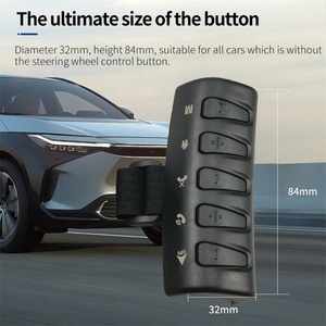 Bouton de commande universel pour volant carré, pour autoradio, lecteur DVD Android, GPS, Navigation multimédia, bouton télécommande sans fil - Product Image 3