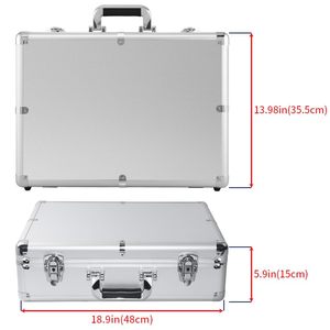 Free Sample Factory Lightweight Aluminum <b>Tool</b> Storage <b>Box</b> <b>Foam</b> Inserts DIY Customizable Design Buckle Closure IP68 Rated Case - Product Image 2