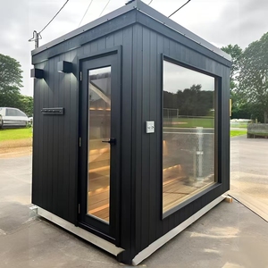 Sauna Exterior Cuadrada Hemlock con Conducción Térmica Lenta, No Es Caliente <span class=keywords><strong>al</strong></span> Tacto, Sensación Suave a <span class=keywords><strong>Mediodía</strong></span> en Verano - Product Image 5
