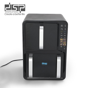 หม้อทอดไร้น้ำมัน Dsp ขนาด 12 ลิตร แบบสองชั้น พร้อมเคลือบเซรามิกและระบบควบคุมดิจิตอล สำหรับใช้ในบ้าน - Product Image 2