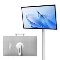 Écran d'affichage numérique intelligent haute définition de 27 pouces, tablette tactile rotative, Android 15, USB portable, pour la maison et les étudiants