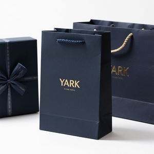 Sacs en carton personnalisés de luxe imprimés pour bouteilles de vin - Product Image 3