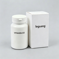 Vente flash - Flacon à pilules en PET blanc et noir personnalisé, flacon de rangement en plastique pour médicaments, vitamines et comprimés avec bouchon à clapet