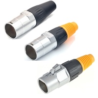 قابس طيران RJ45 مقاوم للماء 2-دبوس و 4-دبوس مقبس أنثى مقرنة إشارة مقبس لتطبيقات الطاقة