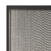 Filter HEPA H13 H14 Baru dengan Pemisah Aluminium, Filter Udara Efisiensi Tinggi, Media Serat Mikro Kaca, Efisiensi 99,99% untuk Ruang Bersih