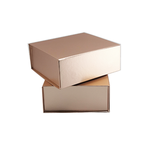 Cửa Hàng Tùy Chỉnh Lady Evening Dress Bao Bì Các Tông Đóng Cửa Từ Phẳng Gấp Vàng Sáng Tạo Hộp Bao Bì Giấy - Product Image 5