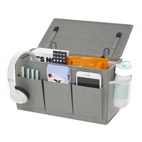 Sac de rangement suspendu en tissu, forme cube, style moderne et minimaliste, organisateur de chevet, pour dortoir, lit superposé, berceau, chambre à coucher, usage domestique