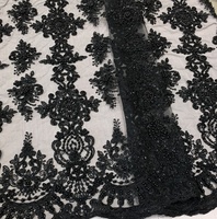 Tela de Tul con Bordado a Mano con Cuentas, Ecológica y de Moda, para Vestidos de Fiesta y Bodas, la Más Vendida para Vestidos de Mujer