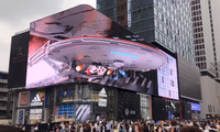 Affichage LED 3D plein écran haute qualité pour extérieur, vision à l'œil nu, luminosité 5000 cd, étanche IP65, modèle P6, contraste élevé, télécommande