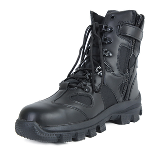 TSB0106 Bottes tactiques de randonnée sportives légères pour l'extérieur, chaussures de randonnée tactiques pour hommes, bottes longues en cuir - Product Image 3