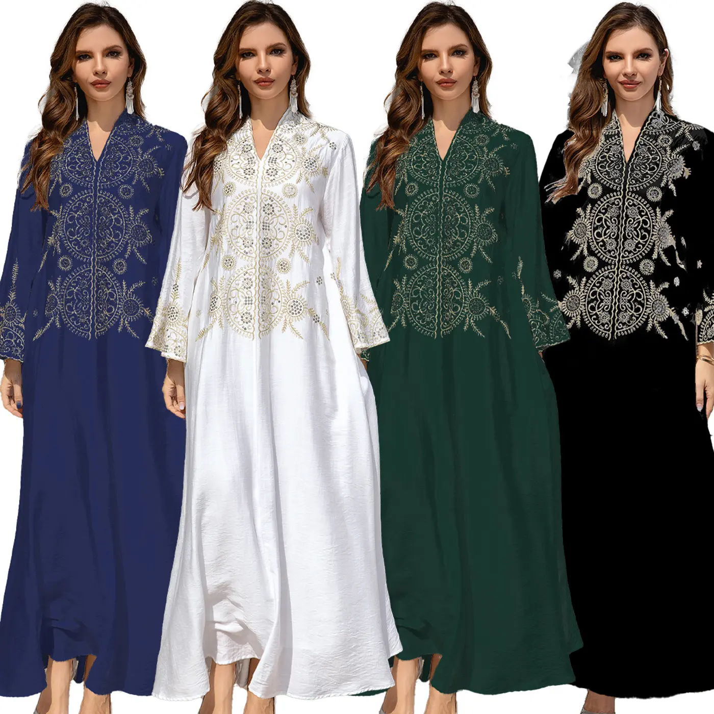Турецкие платья для пользовательских роскошных abaya Роскошная abaya dubai традиционная мусульманская одежда eid abaya женское мусульманское платье