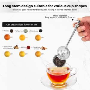 Coladores de Cocina para Hornear, Herramientas de Repostería, Filtro de Harina de Acero Inoxidable Plateado - Product Image 4