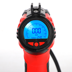 Hiển thị kỹ thuật số không dây máy bơm không khí xi lanh xách tay xe máy nén có thể sạc lại xe lốp inflator - Product Image 4