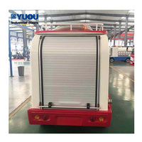 Puerta enrollable de aluminio personalizada manual, alta estabilidad, para vehículos de bomberos en camiones, venta caliente de
