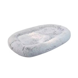 Cama de perro de felpa larga personalizada para que los humanos sepanzuelen encima, cama cálida para mascotas en invierno, cama extra grande para perros - Product Image 5