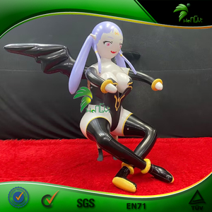 Nuevo diseño inflable Angel Girl modelo hermosa muñeca de pelo púrpura inflable con alas - Product Image 4