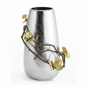 Florero de Metal de nuevo diseño decorativo de lujo, hierro para el hogar, sala de estar, decoración al aire libre, decoración del banquete de boda. - Product Image 1