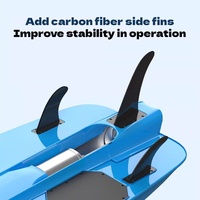 Planche de surf à moteur entièrement en fibre de carbone, étanche IP67, système à 3 ailerons, sécurité à 8 points, planche de surf motorisée pour la course et la location