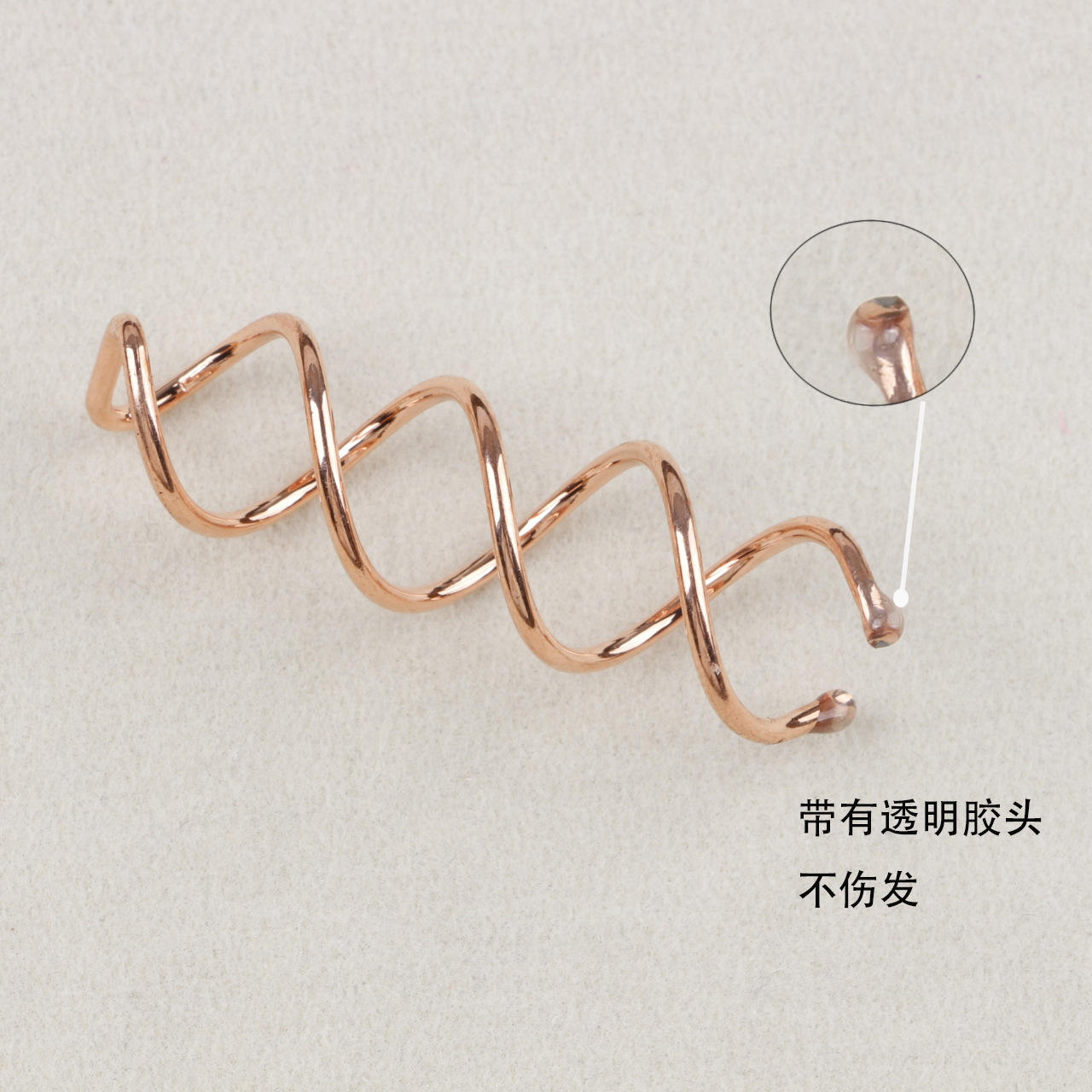 หัวกลมสีโรสโกลด์ใสจำนวนมาก