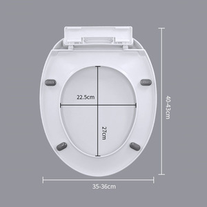 Copertura diretta del sedile del water della fabbrica della porcellana per il bagno dei gabinetti - Product Image 1