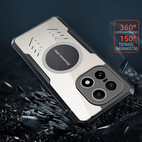 Pour OnePlus 15 13T 13R 13S 13 12 11 10 9RT 9 8 7 6 5 PRO 1+ Coque magnétique à haute perméabilité anti-rayures avec protection d'angle souple