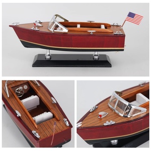 Modelo de <span class=keywords><strong>Barco</strong></span> de Madera <span class=keywords><strong>RIVA</strong></span> AQUARAMA de Diseño Personalizado Aprobado por el Fabricante, Barcos Artesanales, Decoración Náutica para el Hogar - Product Image 2
