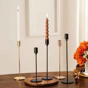 Support de bougie long et compact le plus avantageux pour bougies d'église, centre de table de mariage - Product Image 3
