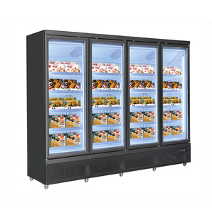 Refrigerador Comercial con Vitrina, 4 Puertas de Vidrio, 2159L, Enfriador Vertical para Bebidas Frías, KXG-2508 - Product Image 1