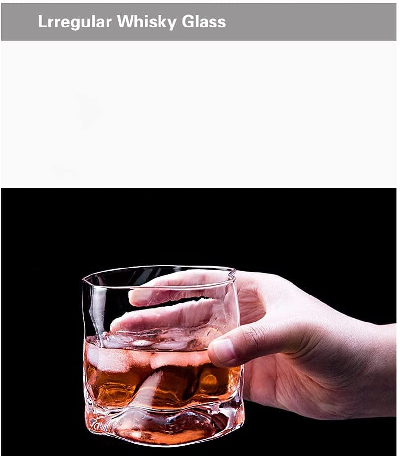 Whiskey Glass Premium 250 ml Glass 2 Piece Set Whiskey Glass Glassware
