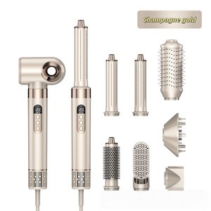 Fer à boucler automatique transfrontalier personnalisé à moteur AC haute vitesse en plastique avec buse diffuseur 8-en-1 multifonctionnel - Product Image 5