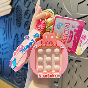 Hecion <span class=keywords><strong>พวง</strong></span><span class=keywords><strong>กุญแจ</strong></span>ของเล่น <span class=keywords><strong>Kuromi</strong></span> poppet แบบใหม่มี2สีลายการ์ตูนสุดเท่ห์สีดำสีม่วงคุโรมิสกุชิมีบรรเทาความเครียดพวง<span class=keywords><strong>กุญแจ</strong></span>ป๊อป - Product Image 5