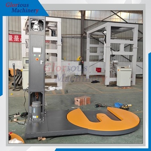 Macchina per Imballaggio con Tavola Rotante Semi-Automatica a Motore Elettrico per <span class=keywords><strong>Film</strong></span> Plastico <span class=keywords><strong>Estensibile</strong></span> con Funzione di Taglio Pellicola - Product Image 3