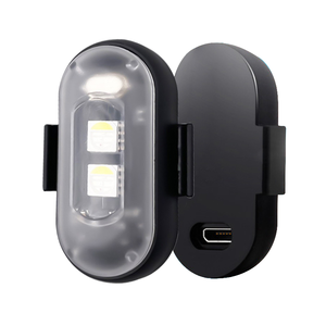 Accessoires Auto Nouveau <span class=keywords><strong>6V</strong></span> USB Mini Télécommande Universelle LED Feu Antibrouillard Arrière Feu Stroboscopique Drone Feux D'avertissement pour Motos - Product Image 2