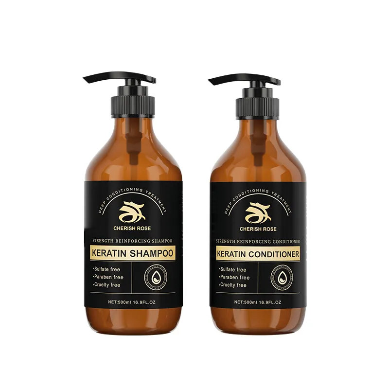 HuaXia - produto vencedor livre de sulfato, shampoo químico para cabelos secos