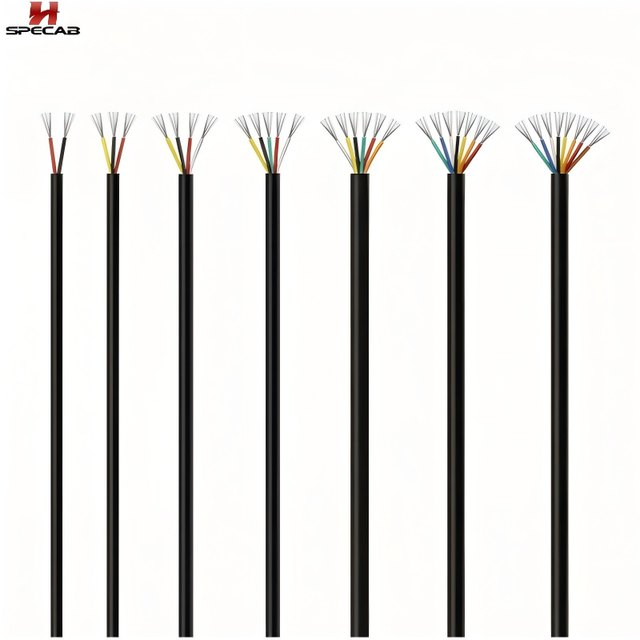 24-core Halogen-Free Low-Smoke Flame-Retardant Ultra-Flexible Sheathed Cable for Industrial Applications