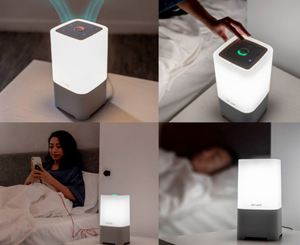 เครื่องฟอกอากาศ HEPA Airlight - เครื่องกรองอากาศ HEPA แบบตั้งโต๊ะพลาสติกพร้อมระบบควบคุมแบบสัมผัส เสียงเบา และหน้าจอแสดงคุณภาพอากาศ - Product Image 5