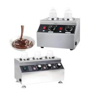 Chauffe-sauce SUNMAX en acier inoxydable avec contrôle de la température et 3 trous pour hôtels, cafés et services de restauration