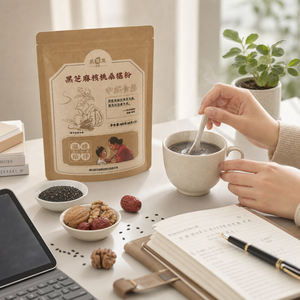 NANFANG Polvo Nutritivo de Sésamo Negro, Nuez y Morera 400g, Cereal Instantáneo de Hierbas Tradicionales Chinas - Product Image 3