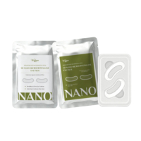 Masque contour des yeux 3D Nano Microcristallin Triple Acide Hyaluronique Peptide Anti-Âge Patch Anti-Cernes à Absorption Transdermique Profonde